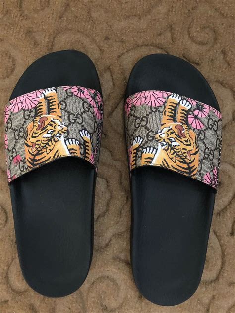 gucci flip flops with tiger|gucci flip flops tiktok russian.